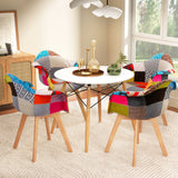 1 Artiss Dining Table and 4 Chairs Set DSW White