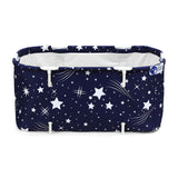Weisshorn Foldable Bathtub PVC SPA Bucket Inflatable Cushion 114x62cm Star Navy