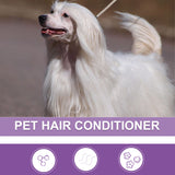 Yegbong Pet Hair Conditioner, Fluffy Soft Not Knot Pet Pet Hair Clean Nursing Hair Cream
