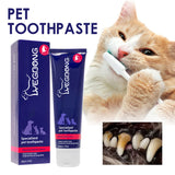 Yegbong Pet Oral Cleaning Paste, Cat and Dog Cleaning Oral Malodour, Tartar, and Stains, Whitening Tooth
