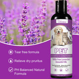 Yegbong Pet Shampoo Relieves skin itching & irritation Detangles & softens fur