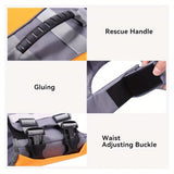 Safe Playtime: The ultimate dog buoyancy vest designed for water adventures. Pet life jacket. Christmas, Black Friday pet products