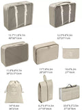 Black Friday Special Offer! 8-piece Travel Storage Bag - The perfect Christmas gift, say goodbye to messy luggage.