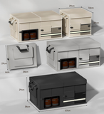 Foldable Car Trunk Organiser, 30L/60L Large Capacity Storage Box for Auto Boot, Multi-functional Cargo Container(30L,grey)