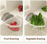 Kitchen Sink Filter Rack with 100 12cm*15cm Mesh Bags, Foldable Food Waste Strainer, Multi-functional Drain Basket(green)