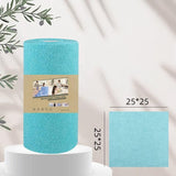 Christmas gift 50-Piece 25x25cm Polycotton Cleaning Cloth Roll, Reusable Dual-Use Dish & Surface Wipes for Home & Kitchen(green)