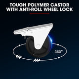 BULLET 8 Drawer Tool Box Cabinet Chest Storage, Toolbox Garage Organiser Set, Blue