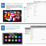 9 Inch Android Wifi Car Navigation Reversing Video Player - 2 + 32G
