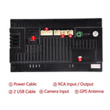 7 Inch Android Navigation Wifi Vehicle Central Control Screen - 2 + 16G