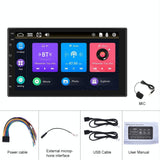 7 Inch Touch Dual Ingot Mp5 Bluetooth Player - Universal Style Touch Button Colour Standard