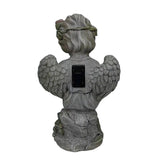 Angel Garden Birdfeeder w Solar Lights 48cm