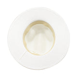 Beige Women's Wide-Brim Straw Hat with Rhinestones - Elegant and Breathable Sun Hat for Summer Outdoors,M(56-58cm)