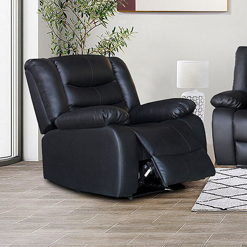 Massage Chairs: Fantasy Recliner Pu Leather 1R Black