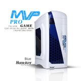 Desktops & Accessories: Huntkey MVP Pro  Gaming computer chassis - Blue (No PSU Included, NO FAN Included)