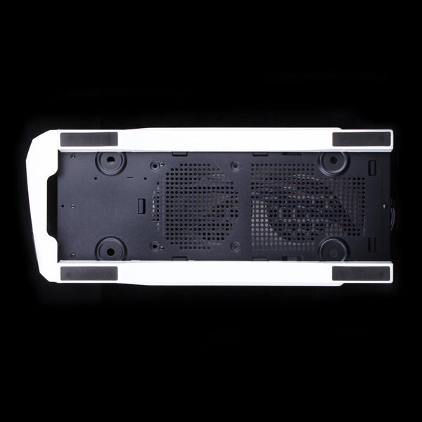 Desktops & Accessories: Huntkey MVP Pro  Gaming computer chassis - Blue (No PSU Included, NO FAN Included)