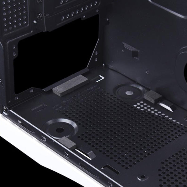 Desktops & Accessories: Huntkey MVP Pro  Gaming computer chassis - Blue (No PSU Included, NO FAN Included)