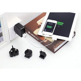 Automotive Repair & Speciality Tools: Huntkey TravelMate Multi Plugs USB Wall Charger Adapter 4.2 A US UK EU AU Plugs with Car Charger (D204)