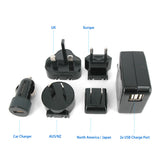 Automotive Repair & Speciality Tools: Huntkey TravelMate Multi Plugs USB Wall Charger Adapter 4.2 A US UK EU AU Plugs with Car Charger (D204)