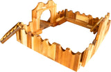 Small Animal Habitats & Cages: Wooden jumbo castle building set