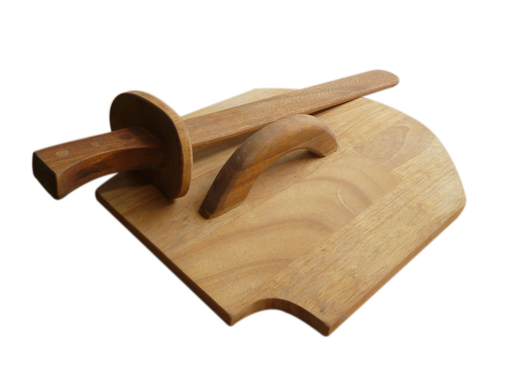 Christmas Decorations: Wooden Sword and Shield