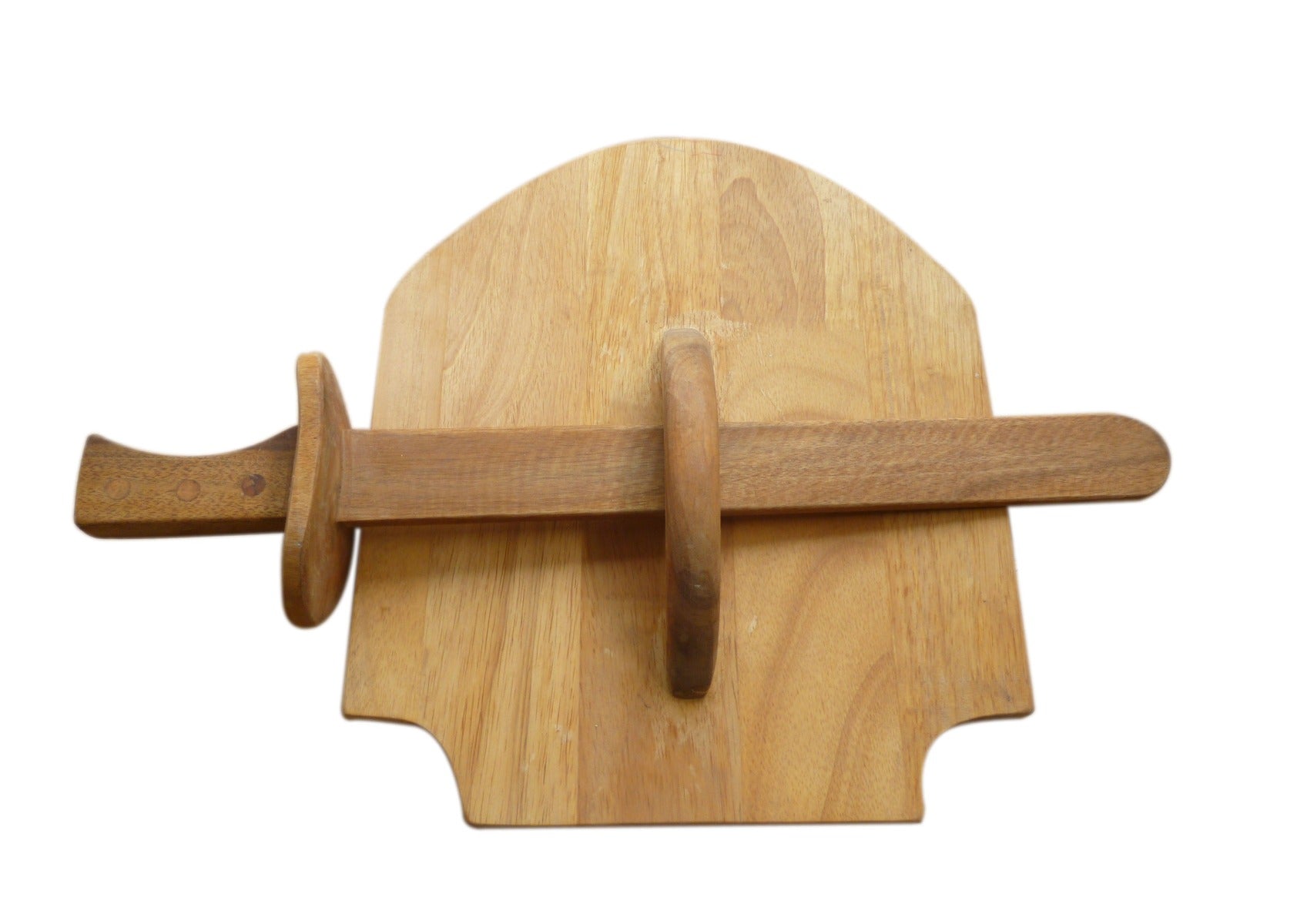 Christmas Decorations: Wooden Sword and Shield