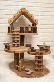 Cat Scratching Posts: Large Tree house