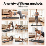 Yoga & Pilates: Everfit Pilates Board Foldable Reformer Multi Functional Exercise Trainer Black