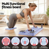 Yoga & Pilates: Everfit Pilates Board Foldable Reformer Multi Functional Exercise Trainer Purple