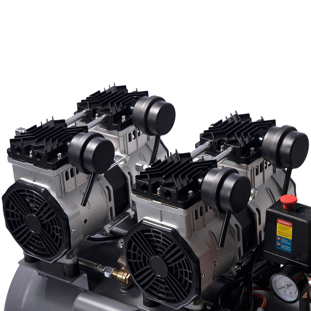 Air Compressors: Giantz 50L Air Compressor 200L/min 3.0HP Oil-Free Quiet Electric Portable Air Inflator