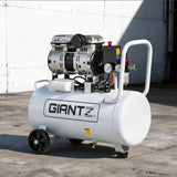 Air Compressors: Giantz 30L Air Compressor Quiet 0.75HP Oil-Free Portable Tyre Inflator 40L/Min