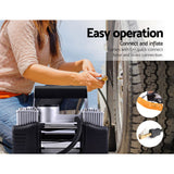 98765-Giantz Air Compressor 12V 4x4 Tyre 85L/min Deflator Inflator Car Truck Portable