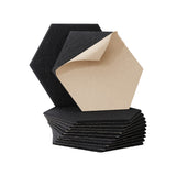 Audio Accessories: Alpha Acoustic Foam 12pcs 35x30x0.9cm Soundproof Absorption Panel Adhesive Black