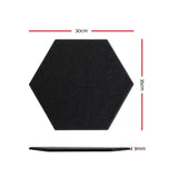 Audio Accessories: Alpha Acoustic Foam 12pcs 35x30x0.9cm Soundproof Absorption Panel Adhesive Black