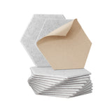 Audio Accessories: Alpha Acoustic Foam 12pcs 35x30x0.9cm Soundproof Absorption Panel Adhesive Grey