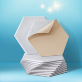 Audio Accessories: Alpha Acoustic Foam 12pcs 35x30x0.9cm Soundproof Absorption Panel Adhesive White