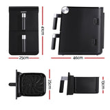 Devanti Air Fryer Oven 11L Dual Zone Fryers