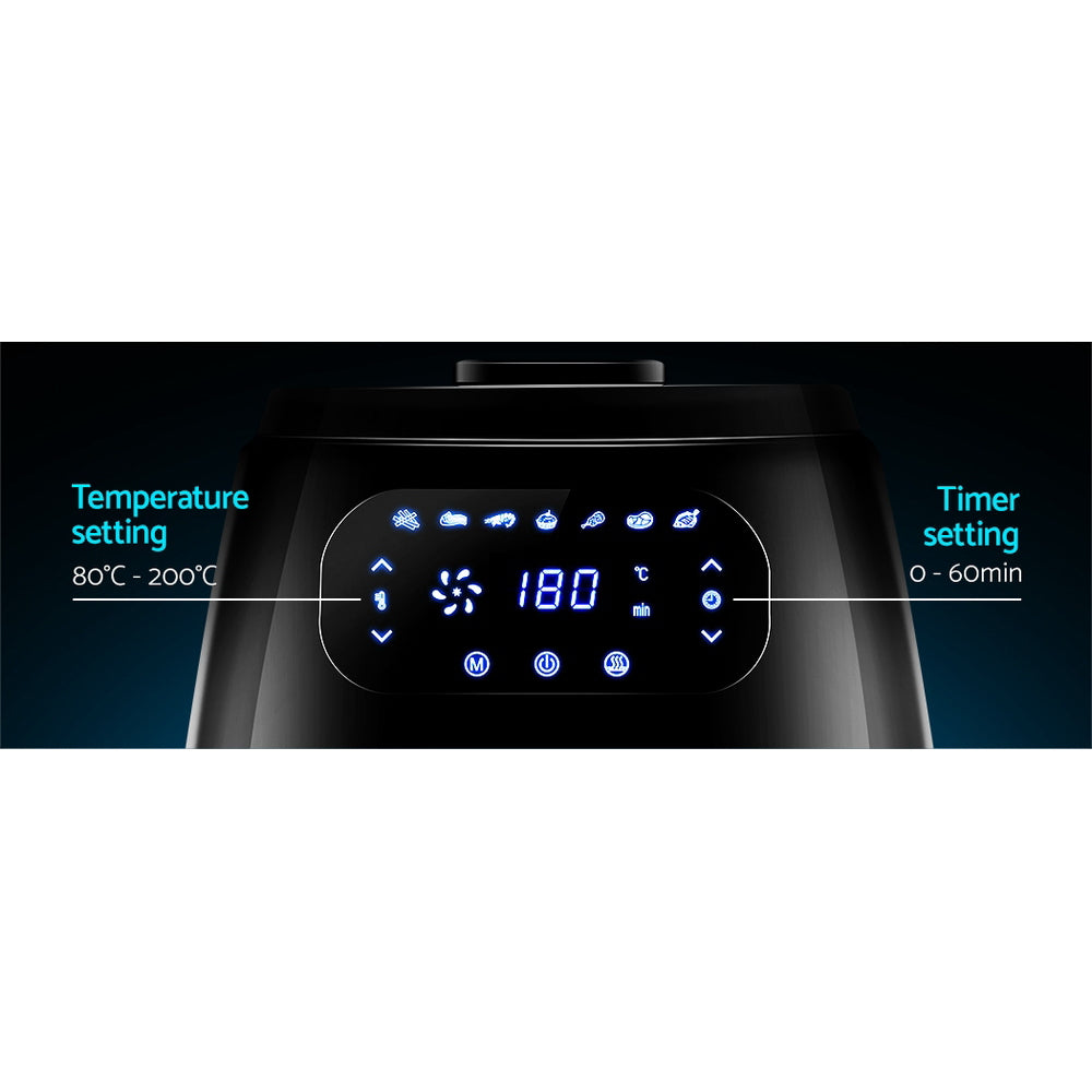 Air Fryers: Devanti Air Fryer 8.5L LCD Fryers