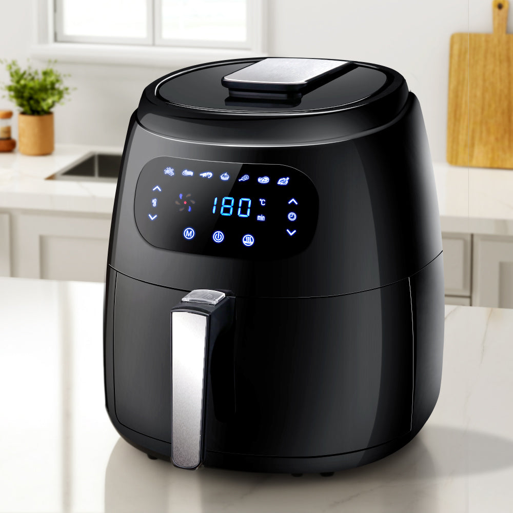Air Fryers: Devanti Air Fryer 8.5L LCD Fryers