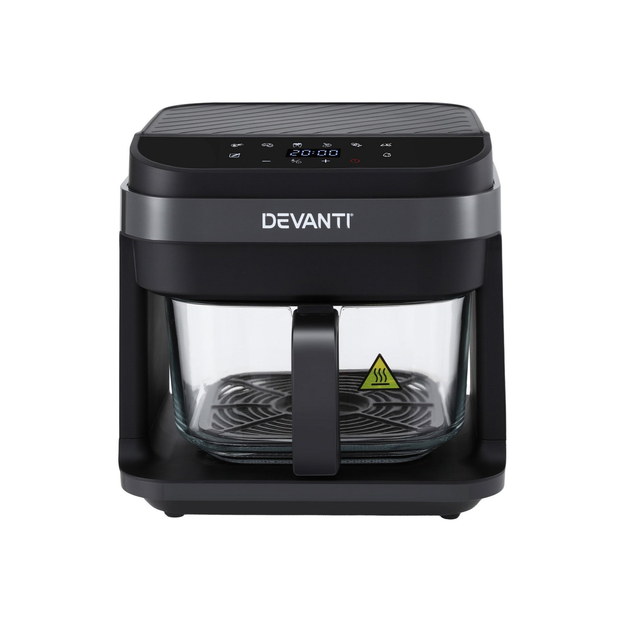 Air Fryers: Devanti Air Fryer 5.5L Touch Control Electric Cooker 1200W Black