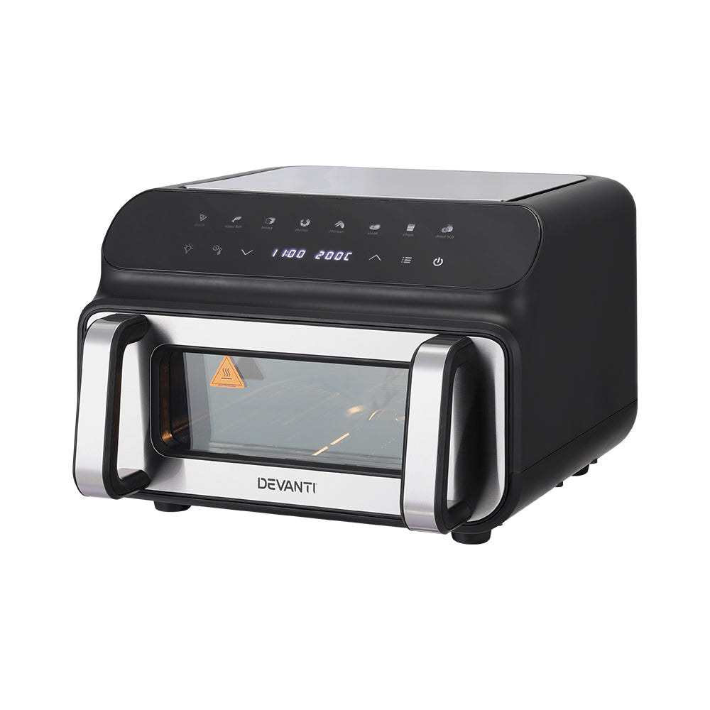 Air Fryers: Devanti Air Fryer 10L LCD Kitchen Oven