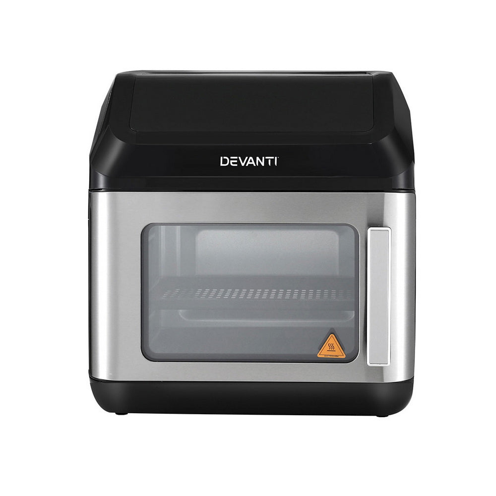 Air Fryers: Devanti Air Fryer 13L LCD Fryers Oven