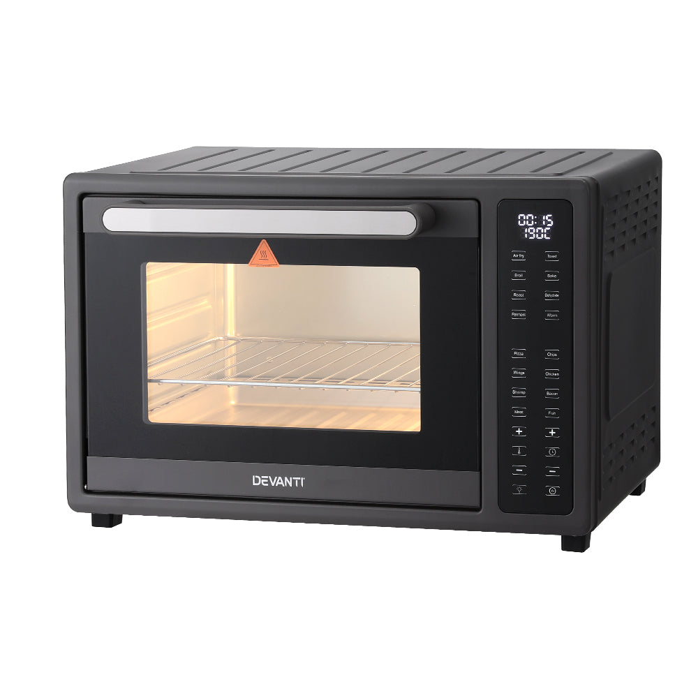 Air Fryers: Devanti Air Fryer 32L W/ LCD Touch Oven 1700W