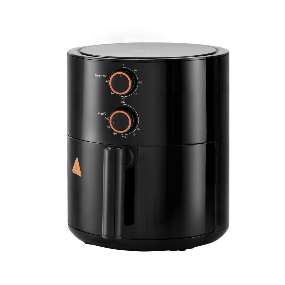 Air Fryers: Devanti 4L Air Fryer Knob Control 1500W