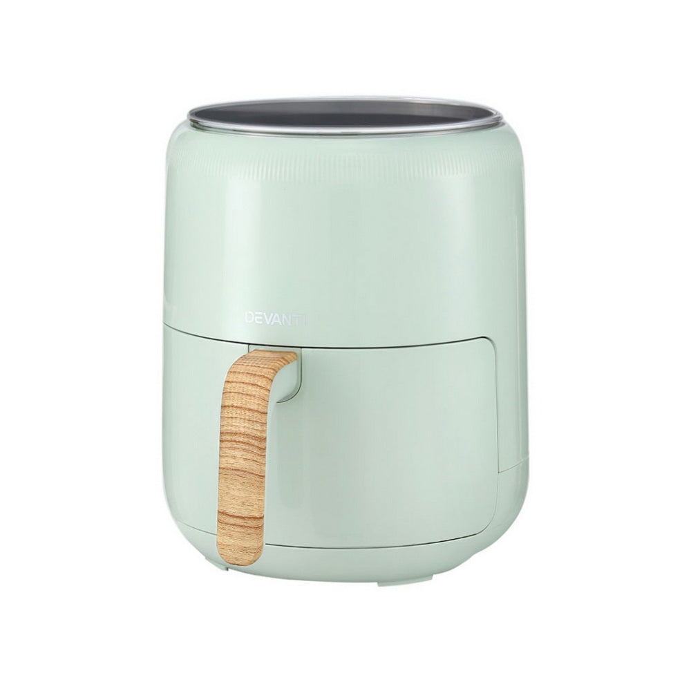 Air Fryers: Devanti 5L Air Fryer Touch Control 1700W Green