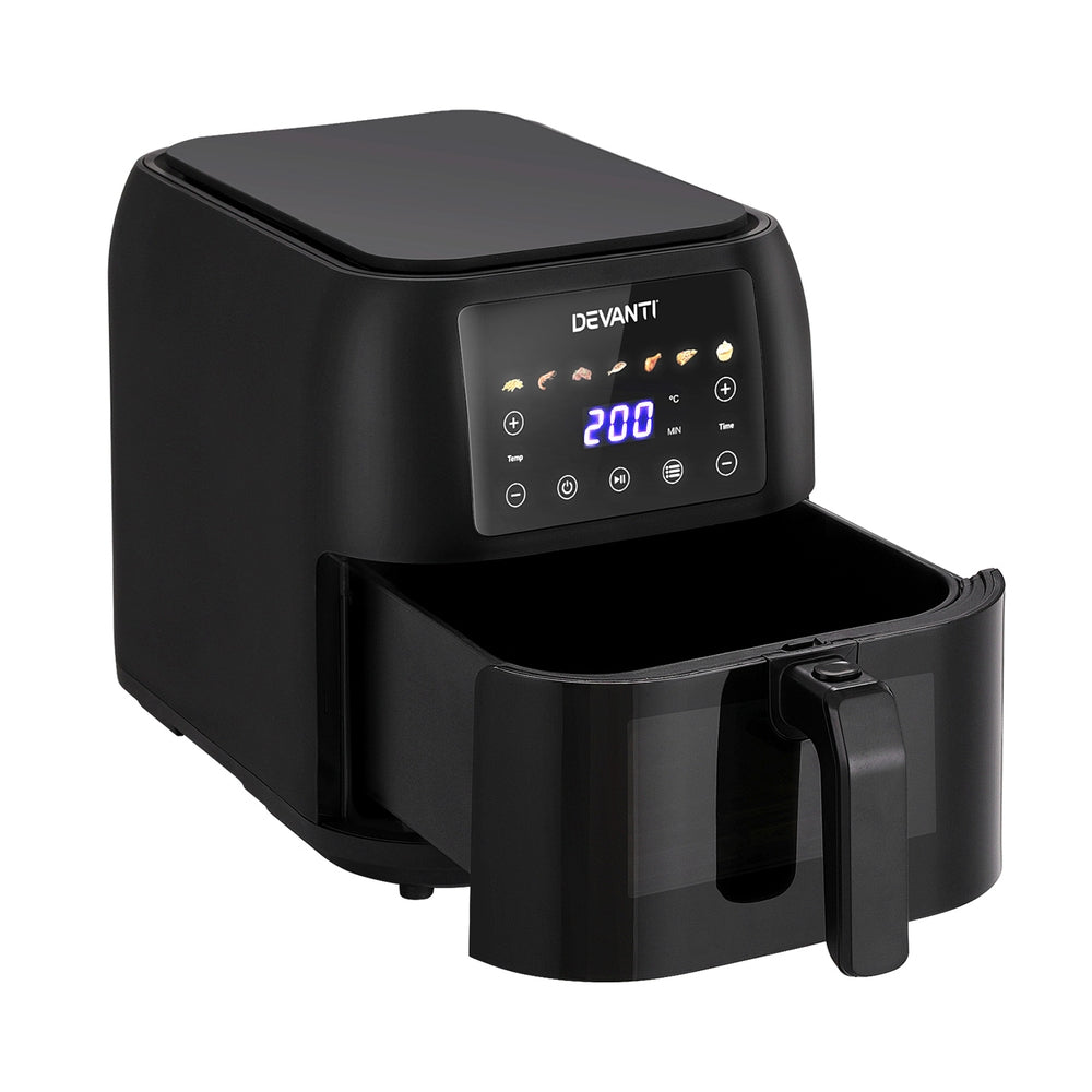Air Fryers: Devanti Air Fryer 8L LCD Fryers