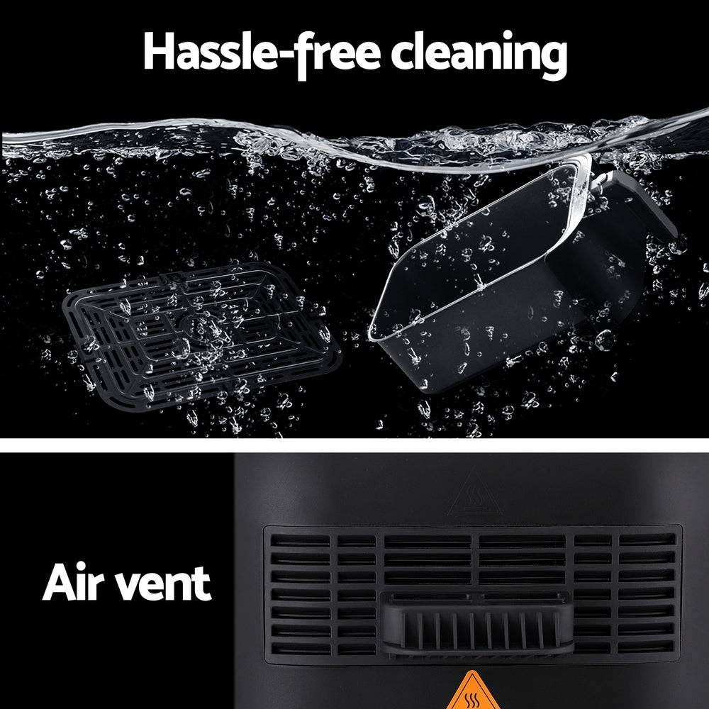 Air Fryers: Devanti Air Fryer 8L LCD Fryers