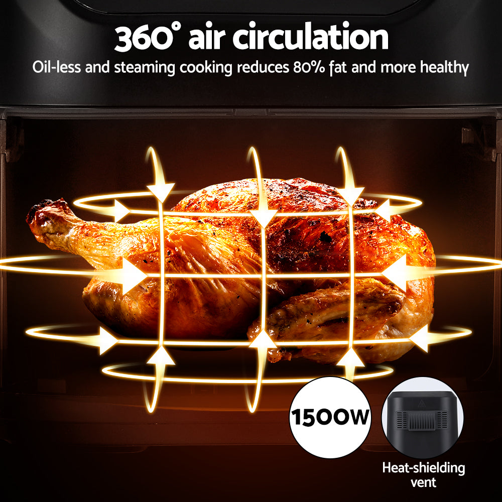 Air Fryers: Devanti Air Fryer 5L W/ LCD Touch 1500W