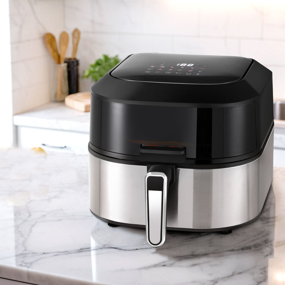 Air Fryers: Devanti 5.5L Air Fryer & Grill LCD Fryers 1500W