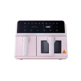 Air Fryers: Devanti Air Fryer 9L Dual Zone Fryers 2600W Pink