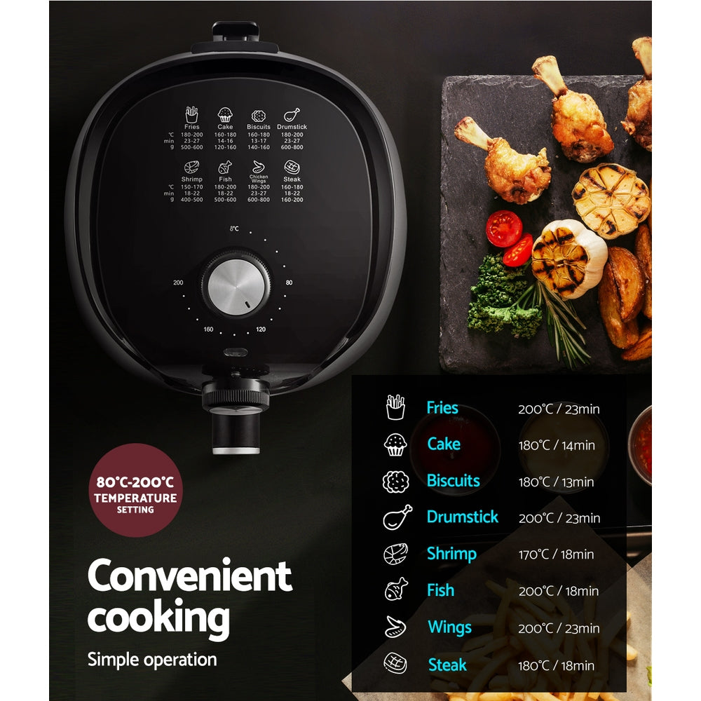 Air Fryers: Devanti Air Fryer 2.5L Knob Fryers